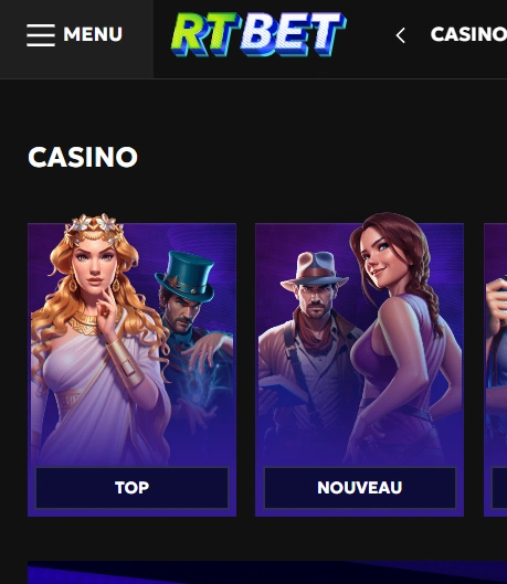 RTBet Casino Site mobile